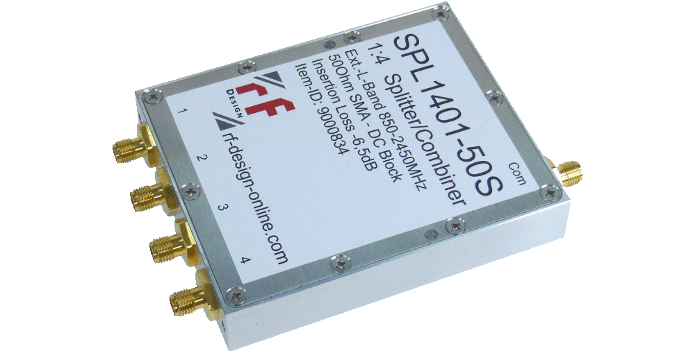 L-BAND SPLITTER 2-WAY - DC + 10MHZ PASS